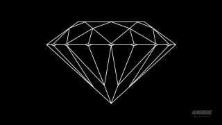 Diamond black background white outline - a diamond free wallpaper
