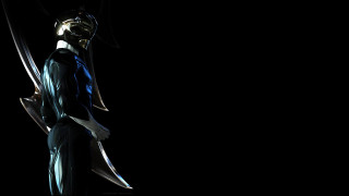 Man helmet knife black background - a large knife free wallpaper