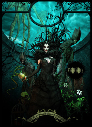 Woman black dress window creepy - eldritch free wallpaper for mobile