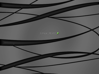 Black background green logo lines - a green logo free wallpaper