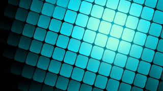 Blue background squares black center - square free wallpaper for desktop