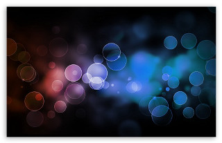 Blurry black background blue red - circle free wallpaper for desktop