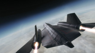 Jet flying light air jet - redshift free wallpaper