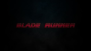 Red text blade runner black - blade runner free wallpaper