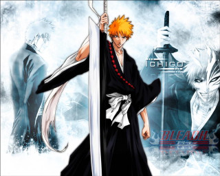 Man holding sword orange hair 2 - orange hair free wallpaper