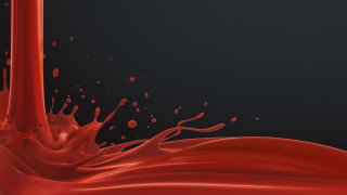Red liquid splash black background - liquid free wallpaper for desktop
