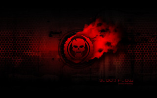 Red black wallpaper skull red - blood free wallpaper for desktop