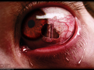 Close up red eye building - a close up of a persons eye free wallpaper