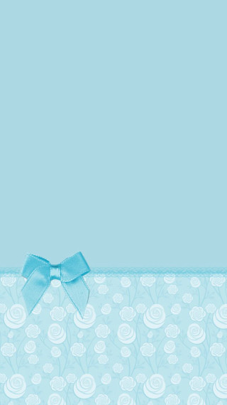 Blue background bow pattern bottom - the bottom of the page free wallpaper