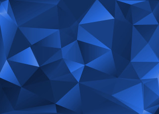 Blue abstract triangles lines lowpoly 3 - varying size and shapes free wallpaper