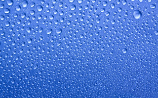 Blue background water drops sky 4 - a blue background free wallpaper