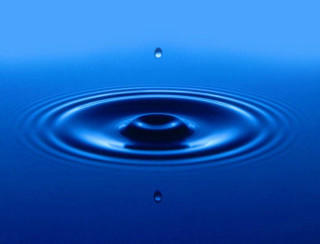 Blue water droplet background bottom - water free wallpaper for desktop