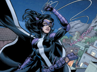 Woman black white costume bat - a bat free wallpaper