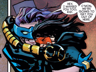 Man hugging woman gun comic - canon free wallpaper