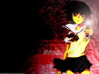 Girl yellow shirt black skirt - a yellow shirt free wallpaper for desktop