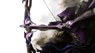 Woman bow arrow digital painting - a bow and arrow free wallpaper