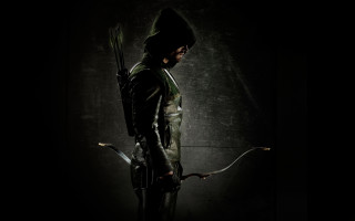 Man black outfit bow arrow 4 - a bow and arrow free wallpaper
