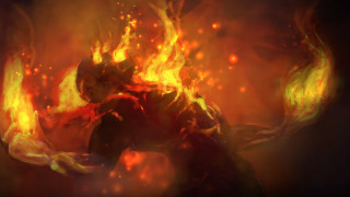 Fire demon flames back legs - back leg free wallpaper