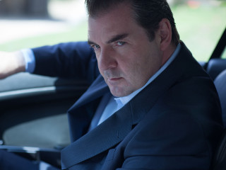 Man suit tie car looking - the steering wheel free wallpaper for desktop