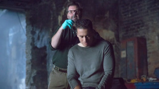 Man 2boys brick wall green - eric peterson free wallpaper