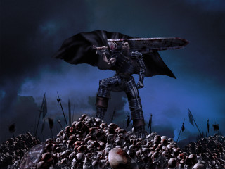 Man sword pile skulls field - clark voorhees free wallpaper for desktop