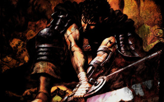 Man sword demon painting artwork 2 - a demon free wallpaper