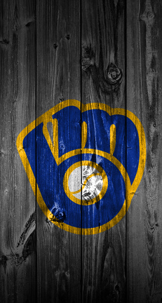 Wooden wall blue yellow logo - aaron bohrod free wallpaper