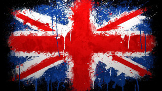 British flag black background paint - british free wallpaper