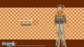 Cartoon character checkered wallpaper takeshi - japanese free wallpaper