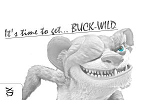 Cartoon character buck wild drawing - time free wallpaper