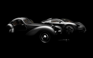 Black and white digital car - matte drawing free wallpaper