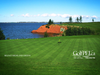 Golf course lake red rock - a golf course free wallpaper