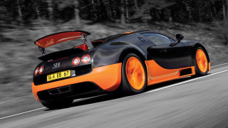 Bugatti driving woods doors open - its door free wallpaper