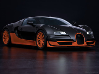 Black orange bugatti dark room - plasticien free wallpaper