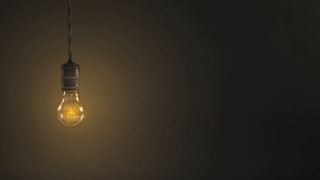 Light bulb hanging wire dark - a wire free wallpaper