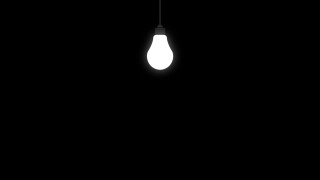 Lit bulb minimalism moon monochrome - the dark room free wallpaper