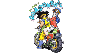 Cartoon man woman motorcycle dragon - akira toriyama free wallpaper for desktop