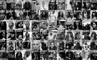 Collage black white people faces - bert stern free wallpaper