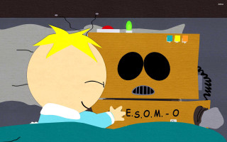 Cartoon character bed box cat - bed free wallpaper