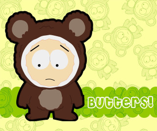 Sad cartoon bear green background - a sad expression free wallpaper