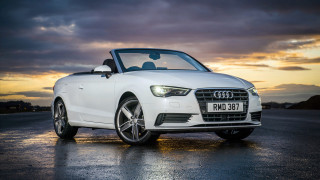 White convertible car sunset wet - convertible free wallpaper
