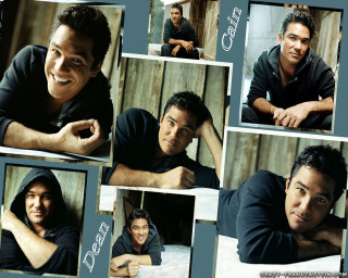 Smiling man collage arms crossed - his chest free wallpaper for desktop