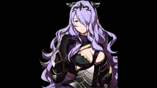 Woman purple hair horns head - cicely free wallpaper for desktop