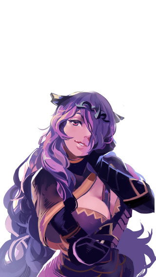 Purple haired woman rpg portrait - rpg portrait free wallpaper