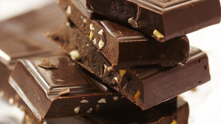 Chocolate bars stack nuts table - nuts free wallpaper