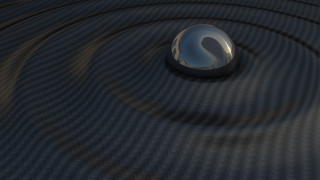 Black object white circle black - a black object free wallpaper