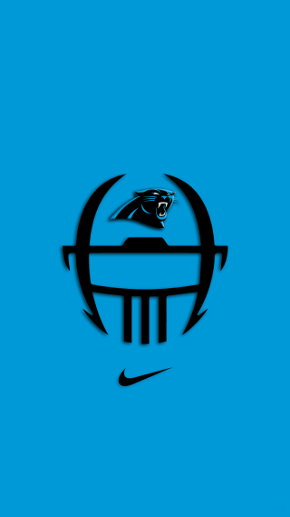 Blue background black panther logo - elite free wallpaper for mobile