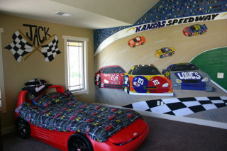 Race car bedroom wallpaper bed - a race car free wallpaper