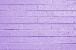 Purple brick wall white clock - a white clock free wallpaper for desktop