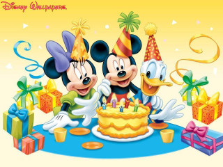 Mickey mouse birthday cake presents 3 - disney free wallpaper